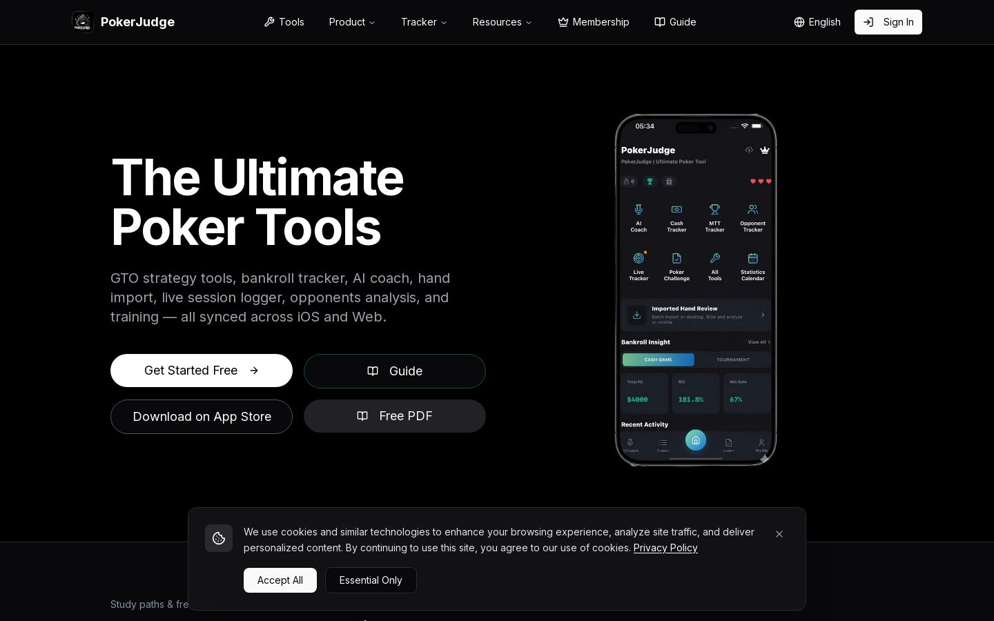 PokerJudge homepage