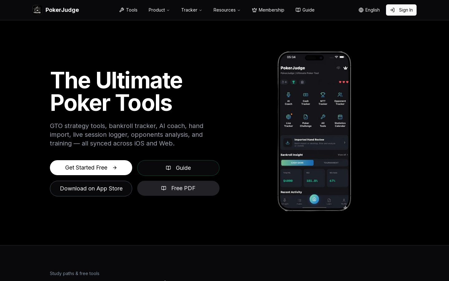 PokerJudge homepage